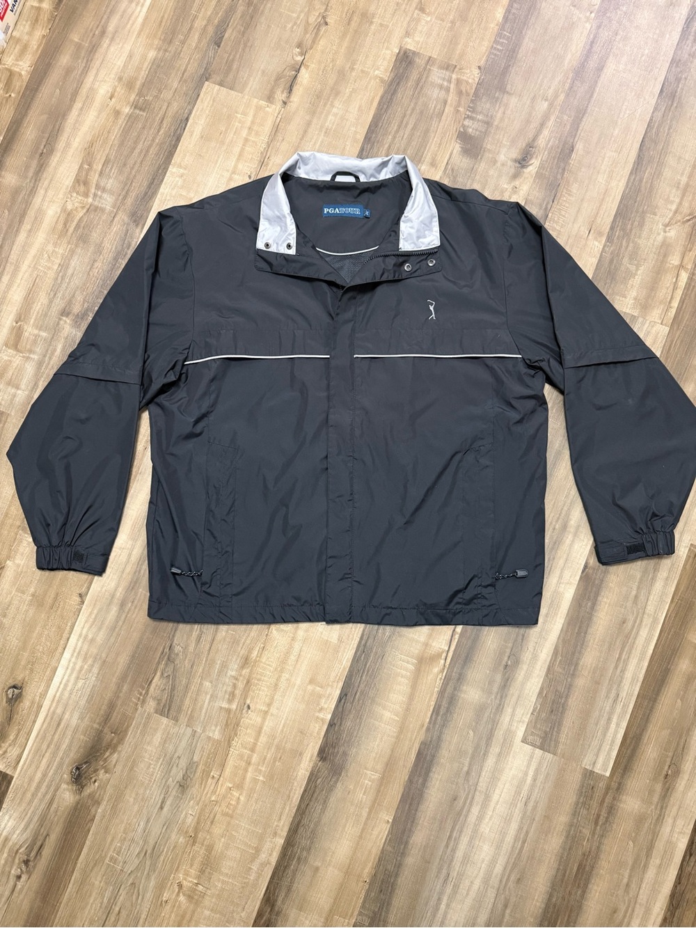 PGA Tour Black Windbreaker XL
